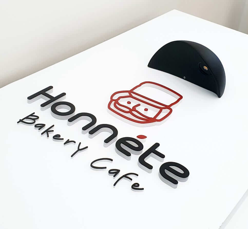 honnete 아크릴 스카시 조명간판